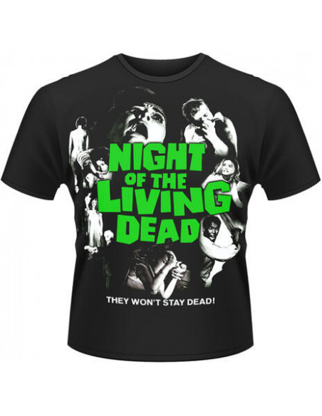 Night Of The Living Dead: Poster (T-Shirt Unisex Tg. S)