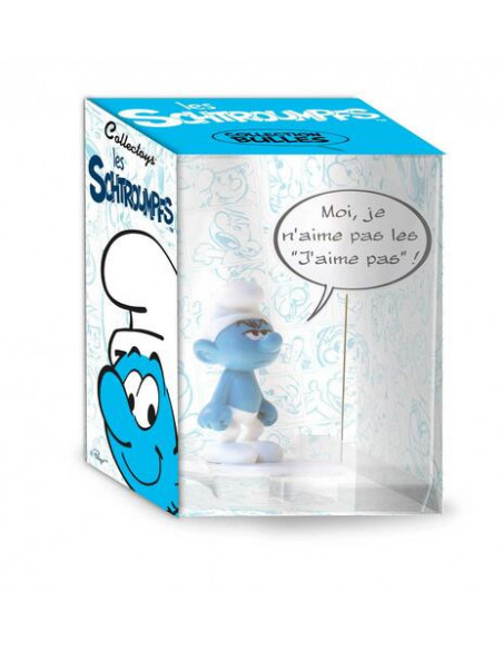 Puffi (I): Plastoy - Collector'S Figure Comics Speech - Puffo Brontolone