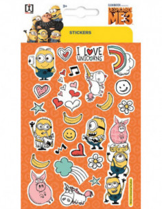 Imagicom Wallmin102 - Minions Pvc Stickers Flat
