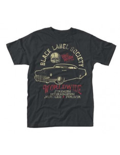 Black Label Society: Hell Riding Hot Rod (T-Shirt Unisex Tg. XL)