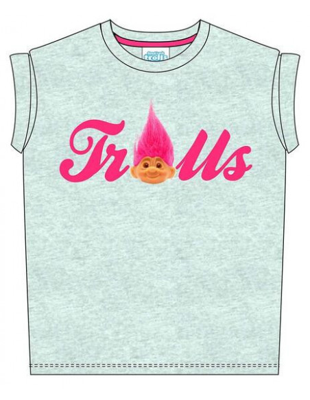 Trolls: Real Hair Troll (T-Shirt Donna Tg. L)