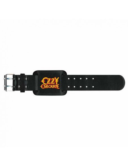 Ozzy Osbourne: Logo Leather Wrist Strap