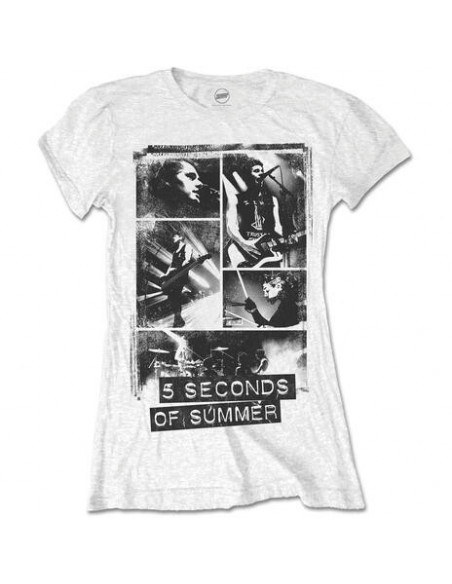 5 Seconds Of Summer: Photo Block (T-Shirt Donna Tg. XL)