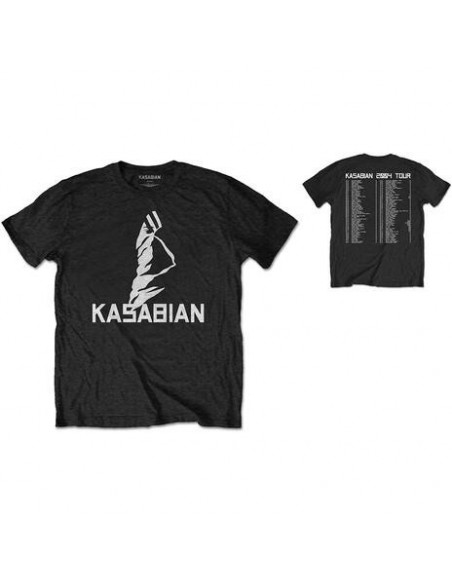 Kasabian: Ultra Face 2004 Tour Special Edition Black (T-Shirt Unisex Tg. S)