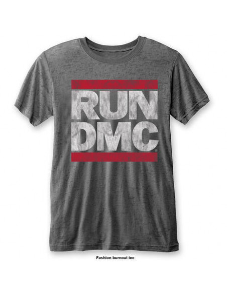 Run Dmc: Dmc Logo Grey (T-Shirt Unisex Tg. M)