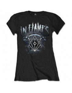 In Flames: Battles Crest (T-Shirt Donna Tg. 2XL)