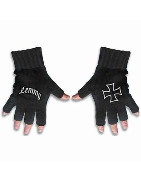 Lemmy: Logo & Iron Cross (Guanti)