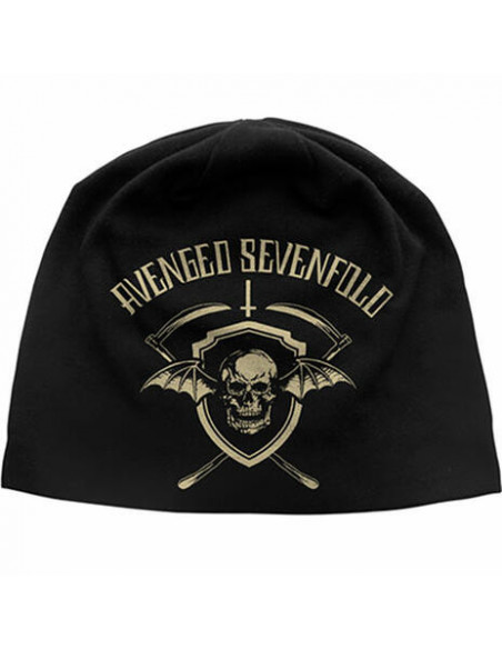 Avenged Sevenfold: Shield (Discharge Print) (Berretto)