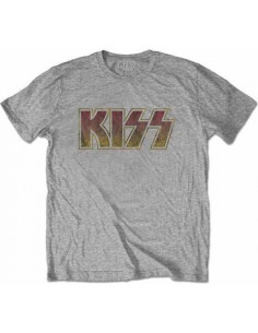 Kiss: Vintage Classic Logo (T-Shirt Unisex Tg. S)