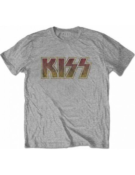 Kiss: Vintage Classic Logo (T-Shirt Unisex Tg. S)