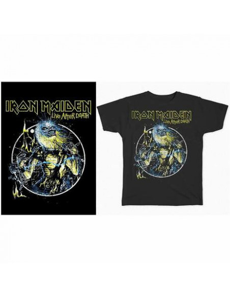 Iron Maiden: Life After Death (T-Shirt Unisex Tg. XL)