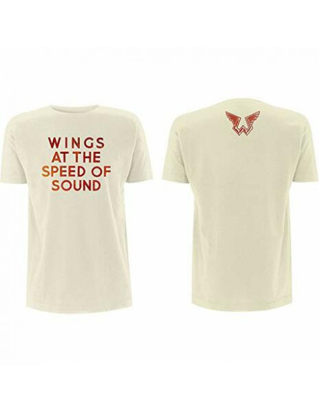 Paul Mccartney: Wings At The Speed Of Sound (Back Print) (T-Shirt Unisex Tg. S)