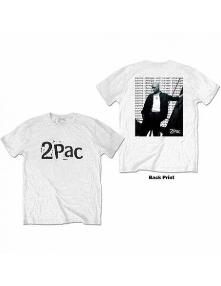 Tupac: Changes Back Repeat (Back Print) (T-Shirt Unisex Tg. S)