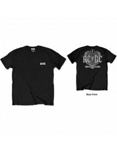 Ac/Dc: Black Ice Black (Back Print/Retail Pack) (T-Shirt Unisex Tg. L)