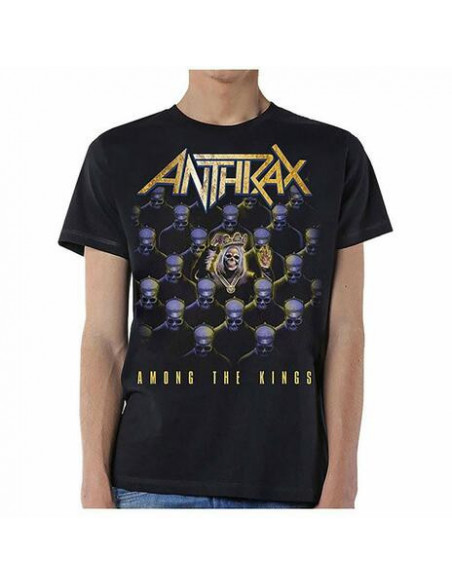 Anthrax: Among The Kings (Back Print) (T-Shirt Unisex Tg. S)
