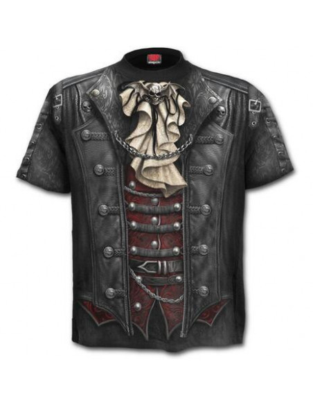 Spiral: Goth Wrap Allover T-shirt Black (T-Shirt Unisex Tg. S)