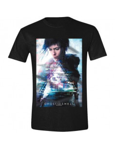 Ghost In The Shell: Movie Poster Black (T-Shirt Unisex Tg. 2XL)