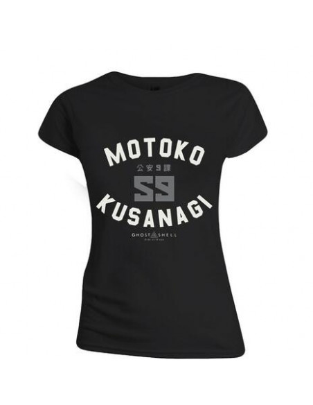 Ghost In The Shell: Motoko Kusanagi Black (T-Shirt Donna Tg. L)