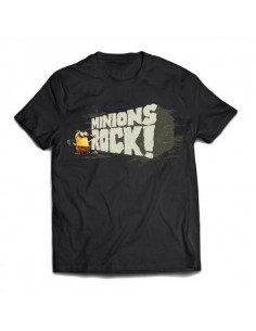 Minions / Cattivissimo Me: Minions Rock Black (T-Shirt Unisex Tg. S)