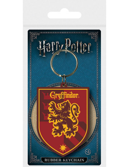 Harry Potter: Gryffindor Rubber Keychain (Portachiavi)