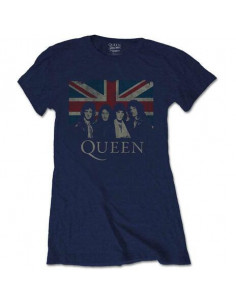 Queen: Vintage Union Jack (T-Shirt Donna Tg. 2XL)