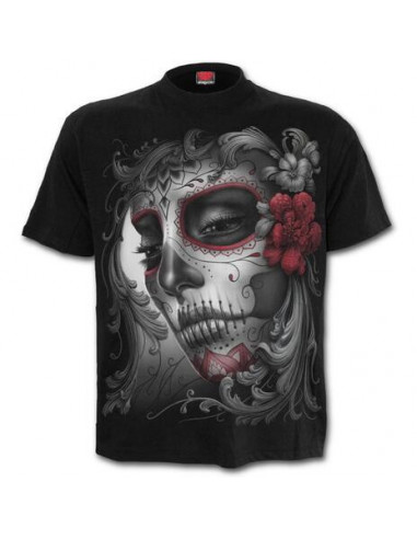 Spiral: Skull Roses Front Print...