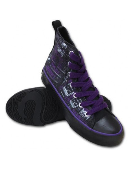 Spiral: Waisted Corset - Sneakers - Ladies High Top Laceup