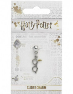 Harry Potter: Lightning Bolt With Glasses Slider Charm (Ciondolo)