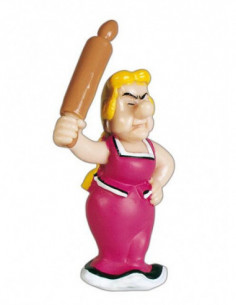 Asterix: Plastoy - Mini Figure Beniamina Con Mattarello Altezza 6,5 Cm