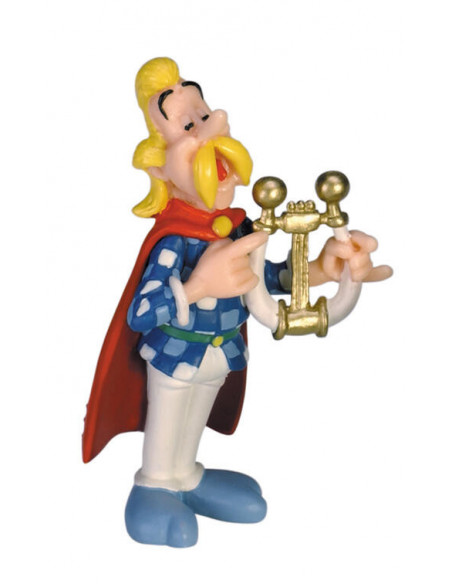 Asterix: Plastoy - Mini Figure Assurancetourix Suona La Lira Altezza 6,6 Cm