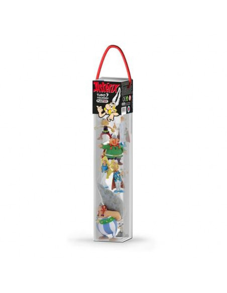 Asterix: Plastoy - Tubo Villaggio 7 Figure