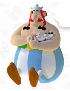 Asterix: Plastoy - Salvadanaio Obelix E Dogmatix