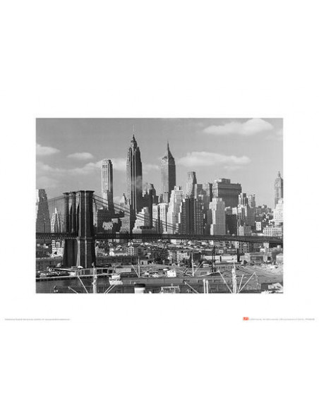 Time Life: Pyramid - Lower Manhattan Skyline 1948 (Stampa 30X40 Cm)