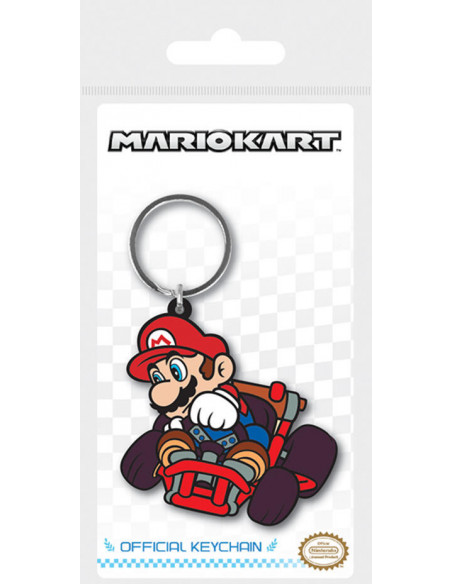 Nintendo: Super Mario - Mario Drift Rubber Keychain (Portachiavi Gomma)