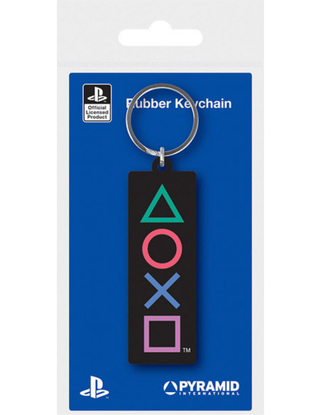 Playstation: Pyramid - Shapes Rubber Keychain (Portachiavi Gomma)