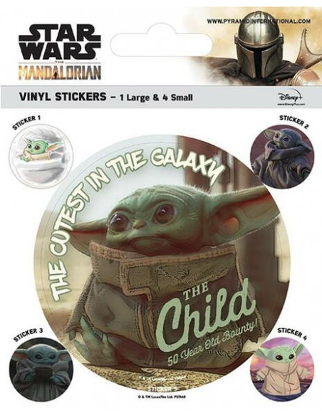 Star Wars: The Mandalorian - The Child (Vinyl Stickers Pack)