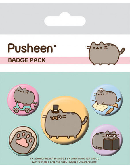 Pusheen: Fancy (Pin Badge Pack) Pusheen: Fancy (Pin Badge Pack)