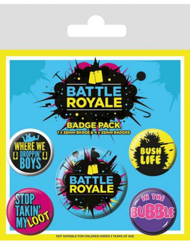 Battle Royale: Gaming (Pin Badge Pack)