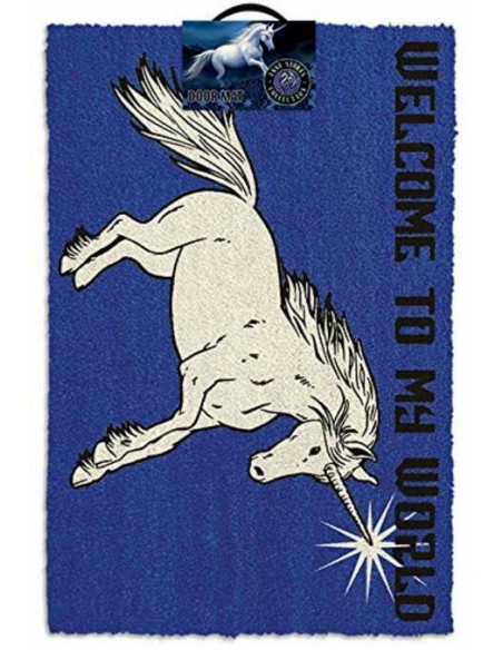 Anne Stokes: Unicorn - Welcome To My World -Door Mat- (Zerbino)