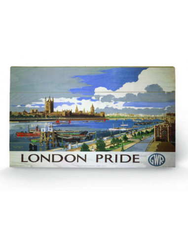 London - 11 (Stampa Su Legno 76X45Cm)