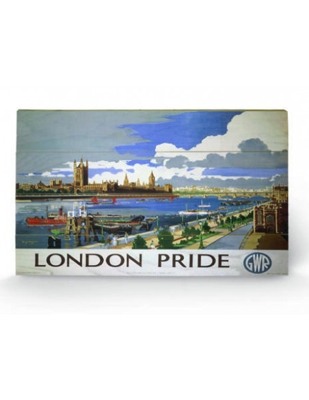 London - 11 (Stampa Su Legno 76X45Cm)