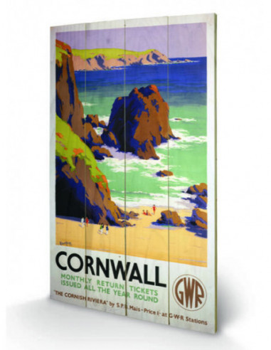 Cornwall - 5 (Stampa Su Legno 76X45Cm)