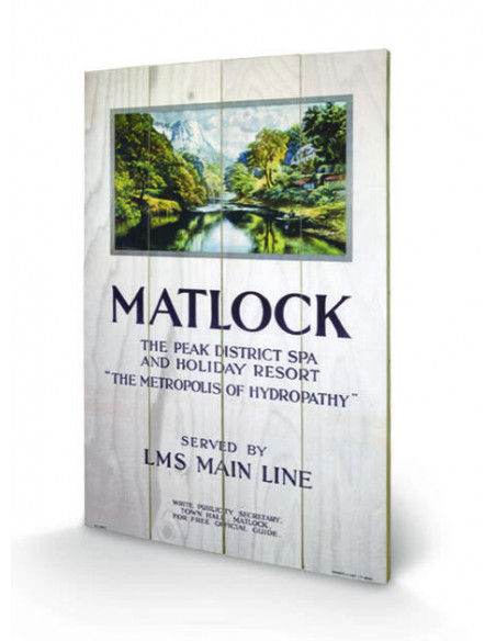 Matlock: 1 (Stampa Su Legno 59X40Cm)