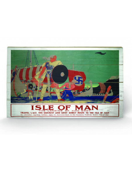 Isle Of Man - 2 (Stampa Su Legno 76X45Cm)