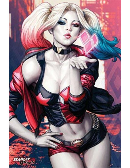 Dc Comics: Pyramid - Batman - Harley Quinn Kiss (Poster Maxi 61X91,5 Cm)