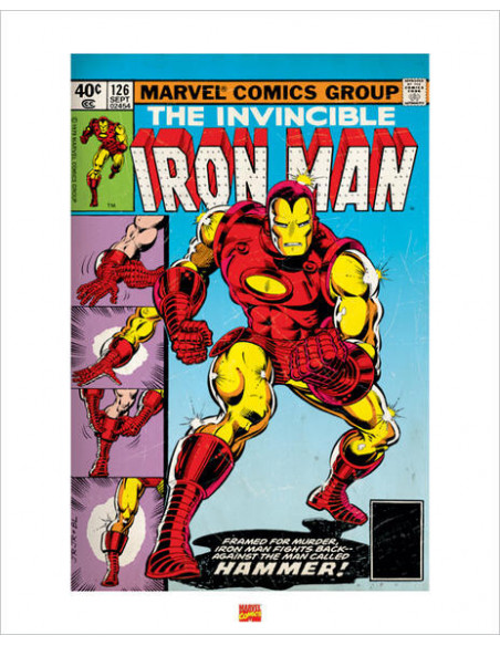 Marvel: Pyramid - Iron Man (Stampa 50X40 Cm)
