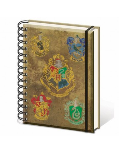 Harry Potter: Hogwarts Crests A5 Wiro...