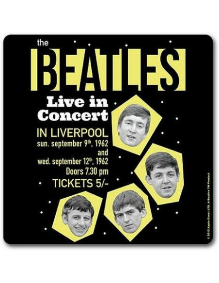 Beatles (The): 1962 Live In Concert (Sottobicchiere)