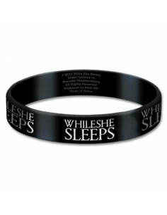While She Sleeps: Logo (Braccialetto Gomma)