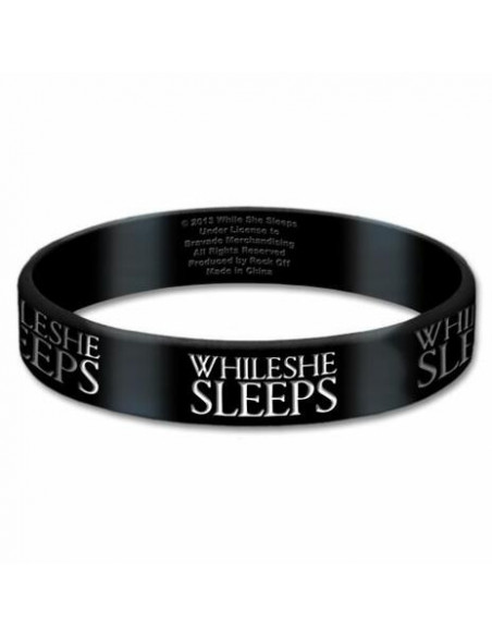 While She Sleeps: Logo (Braccialetto Gomma)